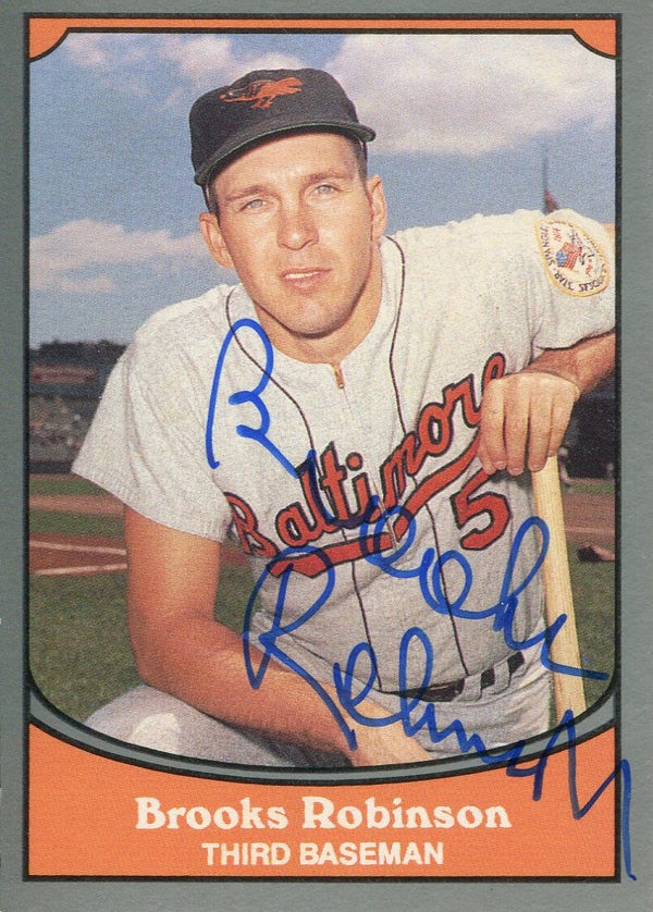 Brooks Robinson 1990 Pacific Autographed Baseball Card