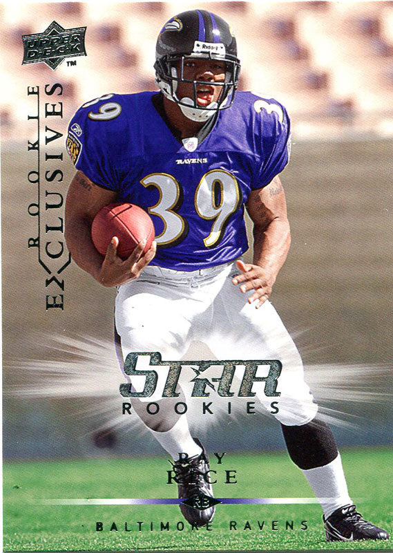 Ray Rice Unsigned 2008 Upper Deck Rookie Card