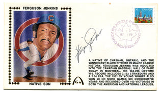Ferguson Jenkins Native Son Autographed First Day Cover
