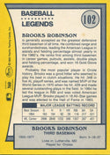Brooks Robinson 1990 Pacific Autographed Baseball Card