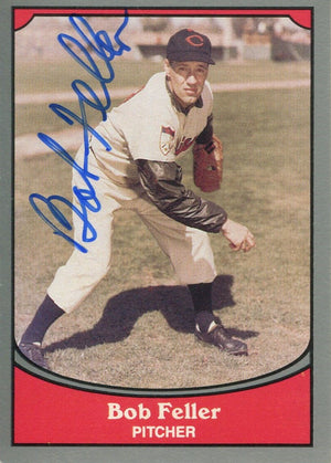 Bob Feller 1990 Pacific Autographed Baseball Card