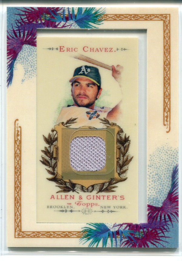 Eric Chavez 2007 Topps Allen & Ginter Jersey Card