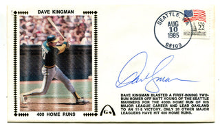 Dave Kingman 400 Home Runs Autographed First Day Cover