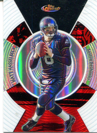 Matt Hasselbeck Unsigned 2005 Topps Finest Rookie Card