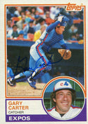 Gary Carter 1983 Topps Autographed Card