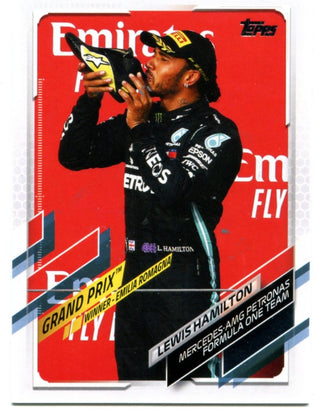 Lewis Hamilton 2021 Topps Chrome Card