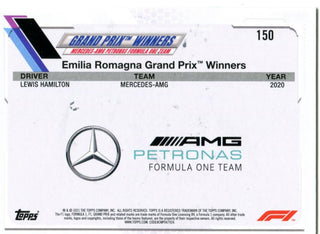 Lewis Hamilton 2021 Topps Chrome Card