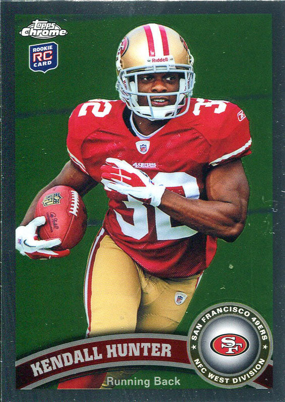 Kendall Hunter Unsigned 2011 Topps Chrome Rookie Card