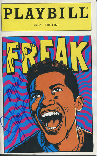 John Leguizamo Autographed Freak Playbill Program