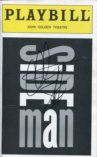 Christian Slater Autographed Side Man Playbill Program