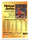 Michael Jordan Topps Gold Reigning Playoff MVP