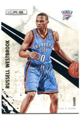 Russell Westbrook 2017 Panini Game Worn Jersey Card