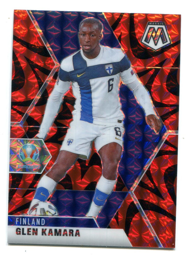 Glen Kamara 2020 Euro UEFA Mosaic Red Reactive #45