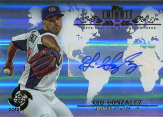 Gio Gonzalez 2013 Topps Autographed Card