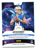 Justin Herbert 2020 Panini Player of the day #55 Card