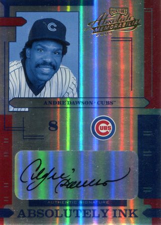 Andre Dawson Autographed 2004 Playoff Absolute Memorabilia Card