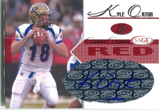 Kyle Orton 2005 SAGE Red Autographed Card