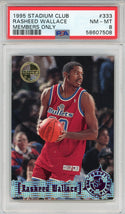 Rasheed Wallace 1995 Topps Stadium Club Members Only Rookie Card #333 (PSA NM-MT 8)
