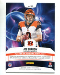 Joe Burrow 2020 Panini #51 Play of the day RC