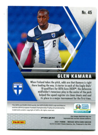 Glen Kamara 2020 Euro UEFA Mosaic Red Reactive #45