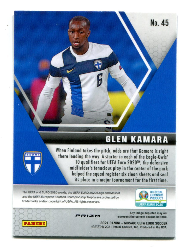 Glen Kamara 2020 Euro UEFA Mosaic Red Reactive #45