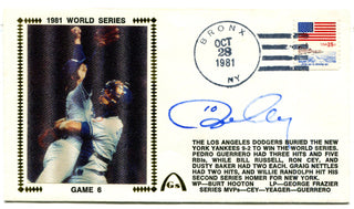 Ron Cey 1981 World Series Game 6 Autographed First Day Cover