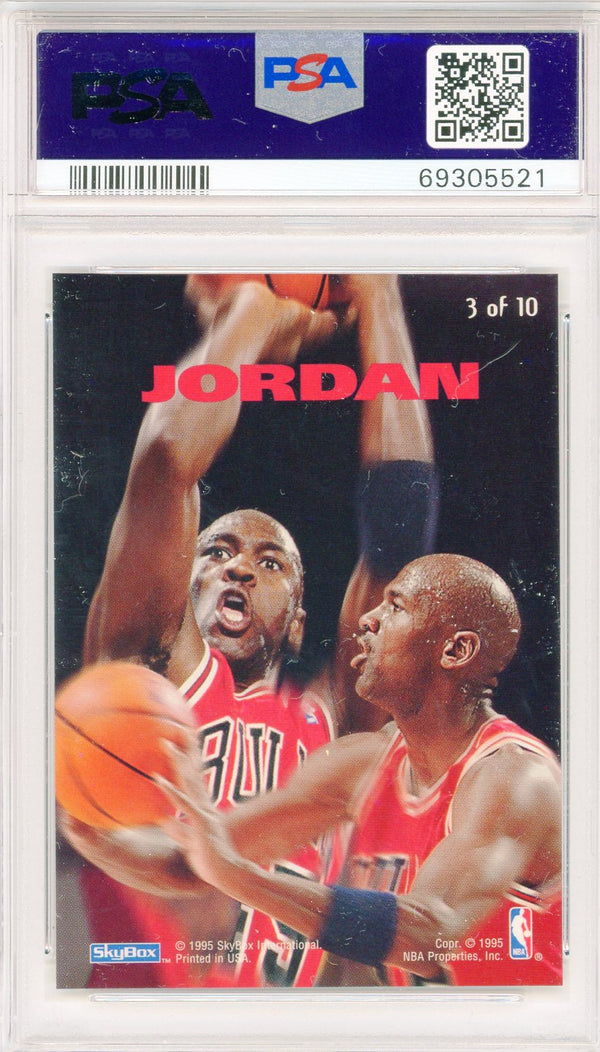 Michael Jordan 1994 Skybox Emotion N-Tense Card #3 (PSA Gem Mt 10)