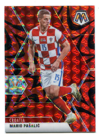 Mario Pasalic 2020 Euro UEFA Mosaic Red Reactive #19