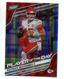 Patrick Mahomes 2020 Panini Player of the day #2 Card
