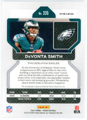 DeVonta Smith Autographed 2021 Panini Prizm Disco Prizm Rookie Card #335