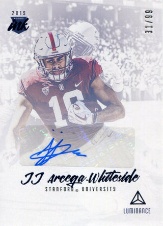 JJ Arcega-Whiteside Autographed 2019 Luminance Rookie Card 31/99