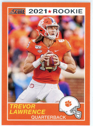 Trevor Lawrence 2021 Panini Chronicles Score Draft Picks Rookie Card #58