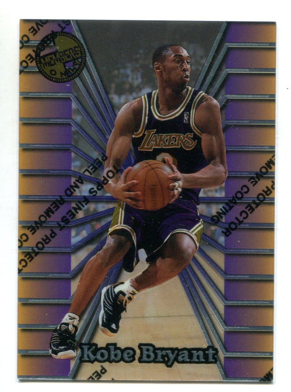 Kobe Bryant 1996 Topps Members Only W/Coating #52 Card
