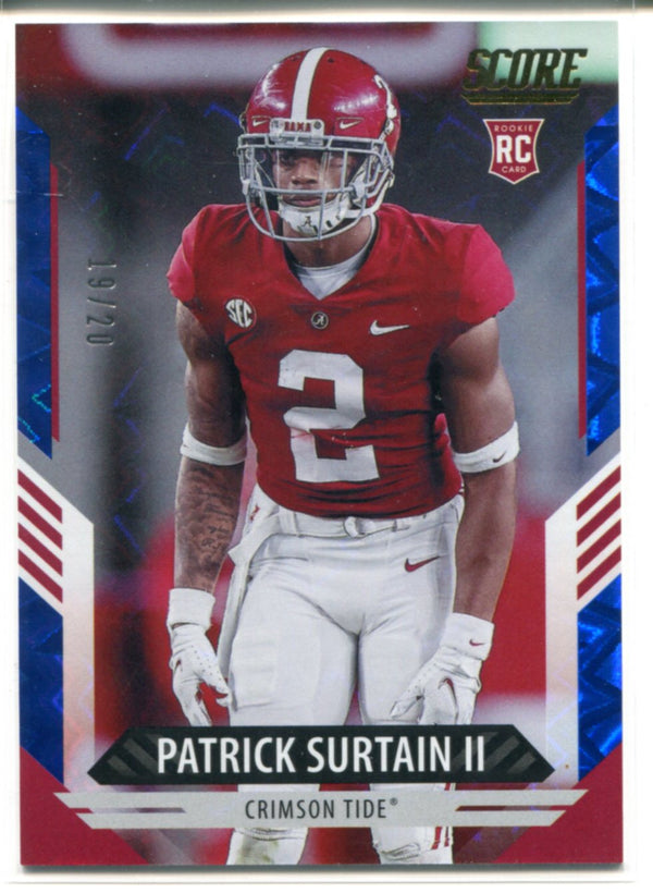 Patrick Suritain II 2021 Panini Score Rookie Card #340