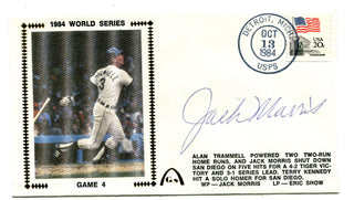 Jack Morris 1984 World Series Game 4 Autographed First Day Cover
