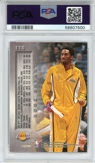Kobe Bryant 1999 Metal Card #115 (PSA NM 7)