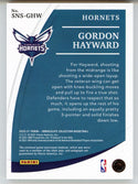 Gordon Hayward Autographed 2020-21 Panini Immaculate Collection Sneaker Swatch Card
