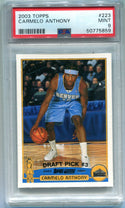 Carmelo Anthony 2003 Topps #223 (PSA Mint 9)