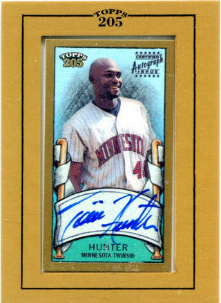 Torii Hunter Autographed 2003 Topps 205 Card