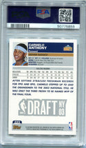 Carmelo Anthony 2003 Topps #223 (PSA Mint 9)