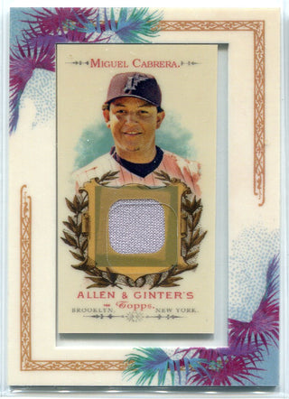 Miguel Cabrera 2007 Topps Allen & Ginter Jersey Card
