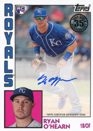 Ryan O'Hearn Autographed 2019 Topps 1984 Insert Rookie Card