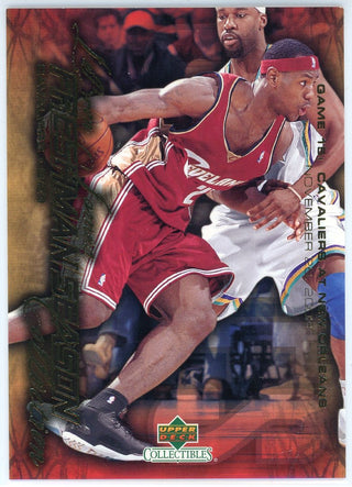 LeBron James 2004 Upper Deck Freshman Season Collection Card #15