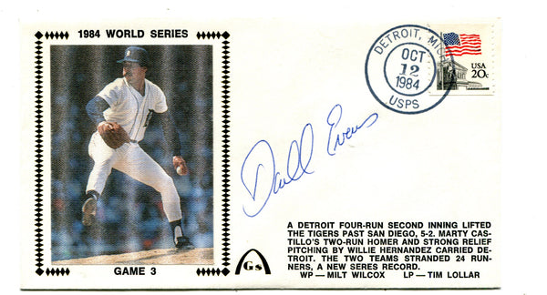 Darrel Evans 1984 World Series Game 3 Autographed First Day Cover