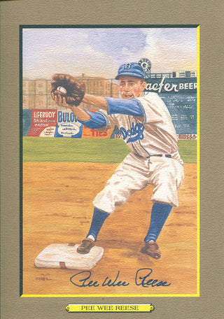 Pee Wee Reese Autographed Great Moments Perez-Steele
