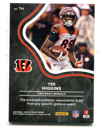 Tee Higgans 2020 Panini Player of the day #TH Patch Card /99