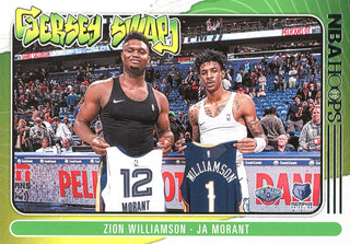 Zion Williamson Ja Morant 2020 NBA Hoops Card