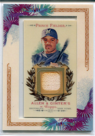 Prince Fielder 2007 Topps Allen & Ginter Bat Card