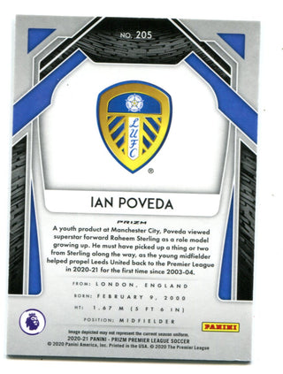 Ian Poveda 2020-21 Panini Prizm Premier League Silver Prizm #205 RC