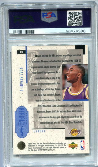 Kobe Bryant 1996 Upper Deck UD3 #43 PSA NM 7 Card